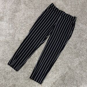 APT 9 Black Pinstripe Pants